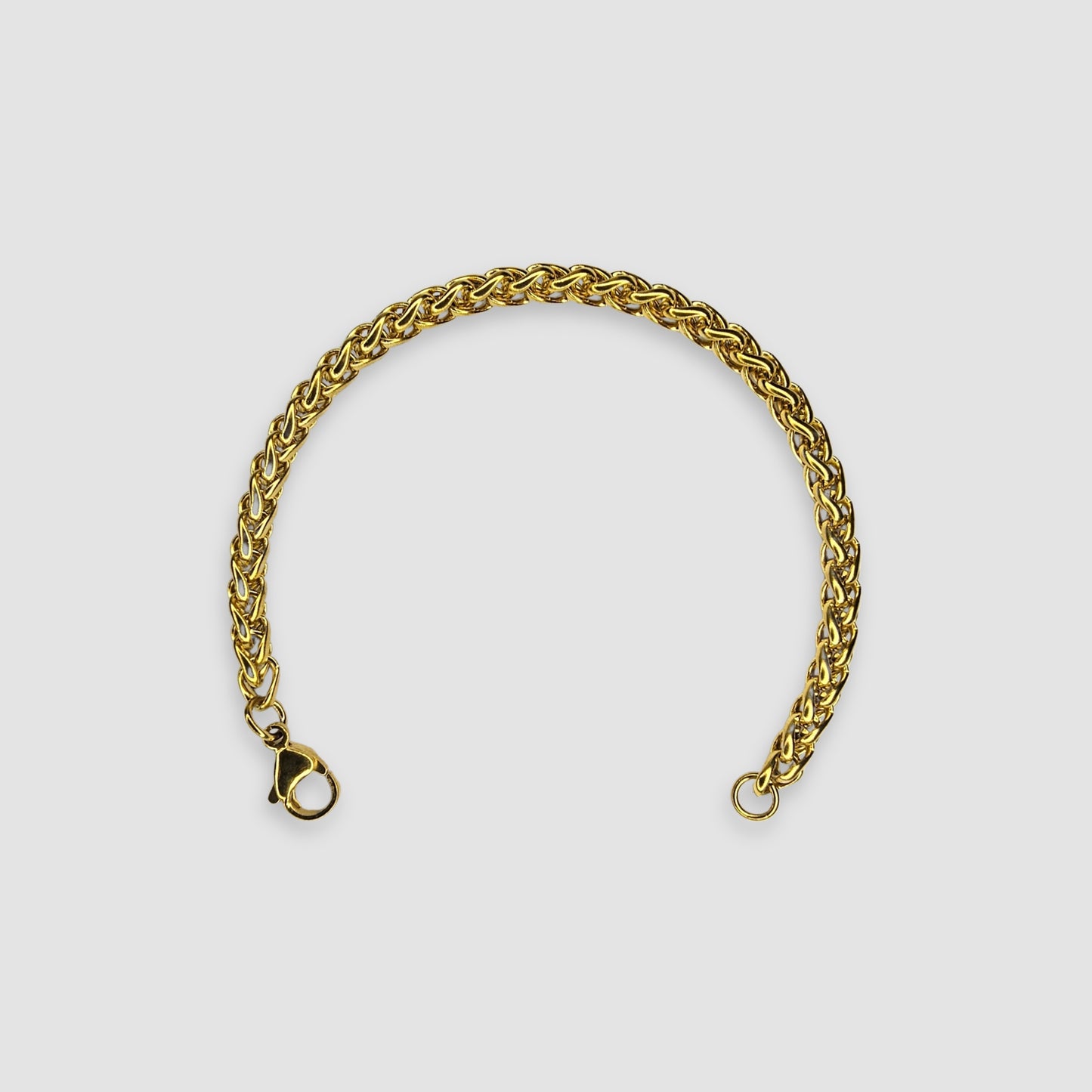 WHEAT BRACELET 5MM (GOLD) - Talisman Jewellery