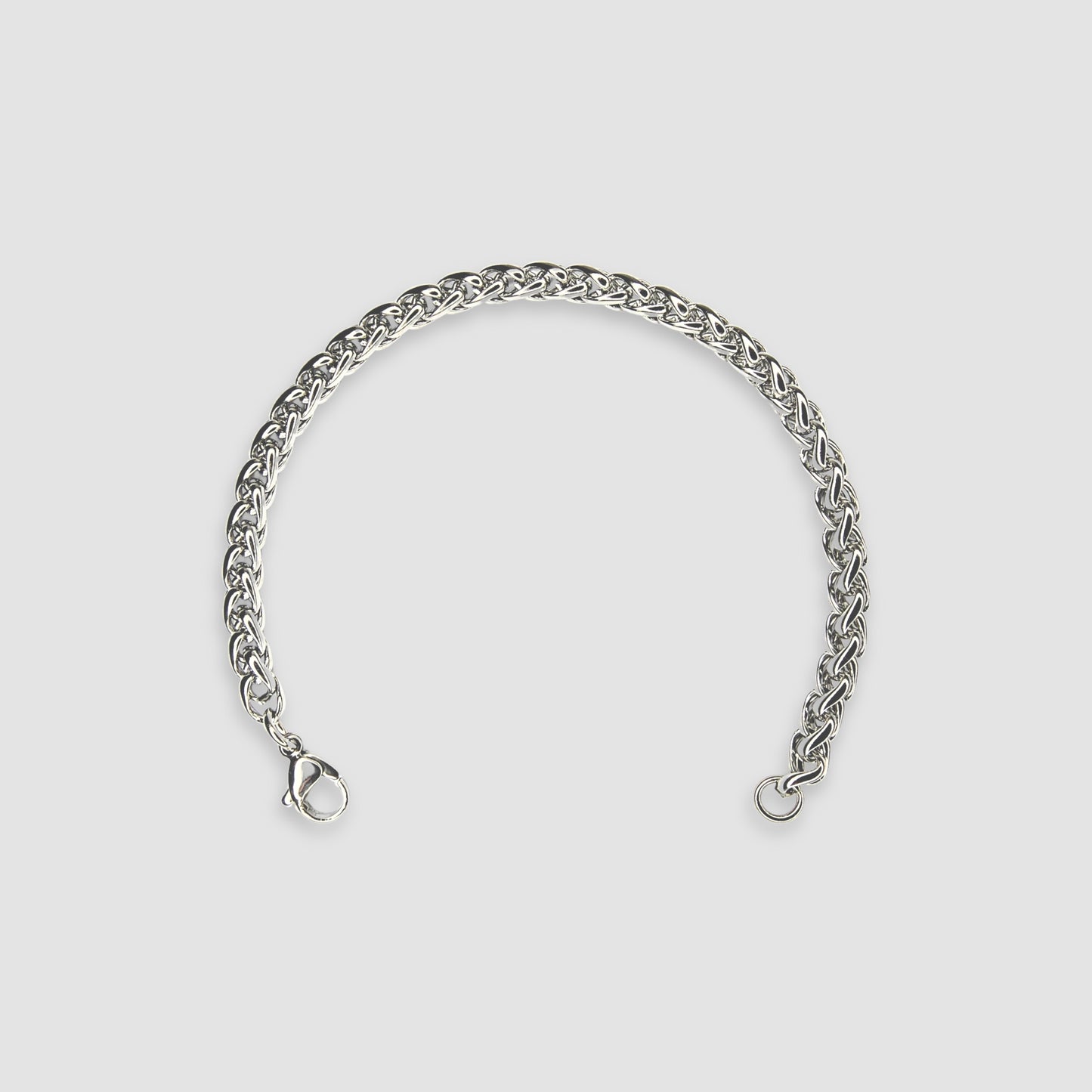 WHEAT BRACELET 5MM (SILVER) - Talisman Jewellery