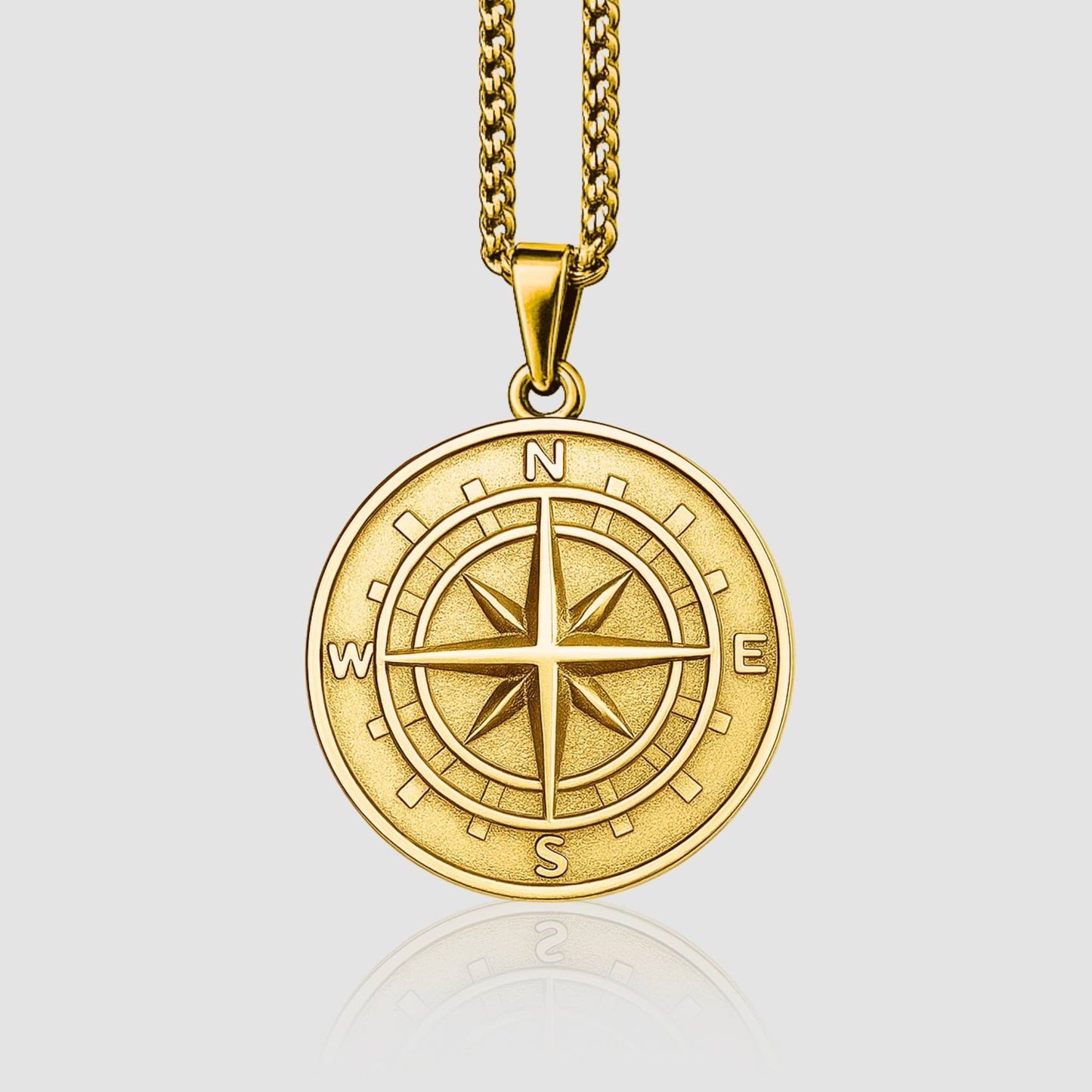 Compass Pendant (Gold)