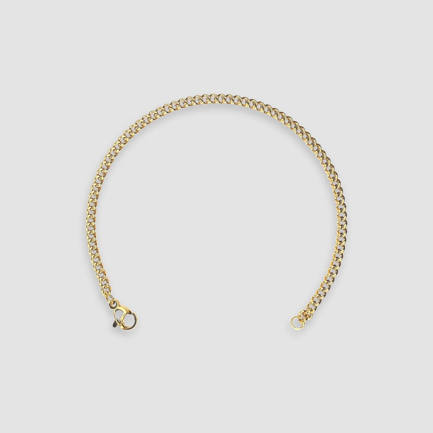 CURB BRACELET 3MM (GOLD) - Talisman Jewellery