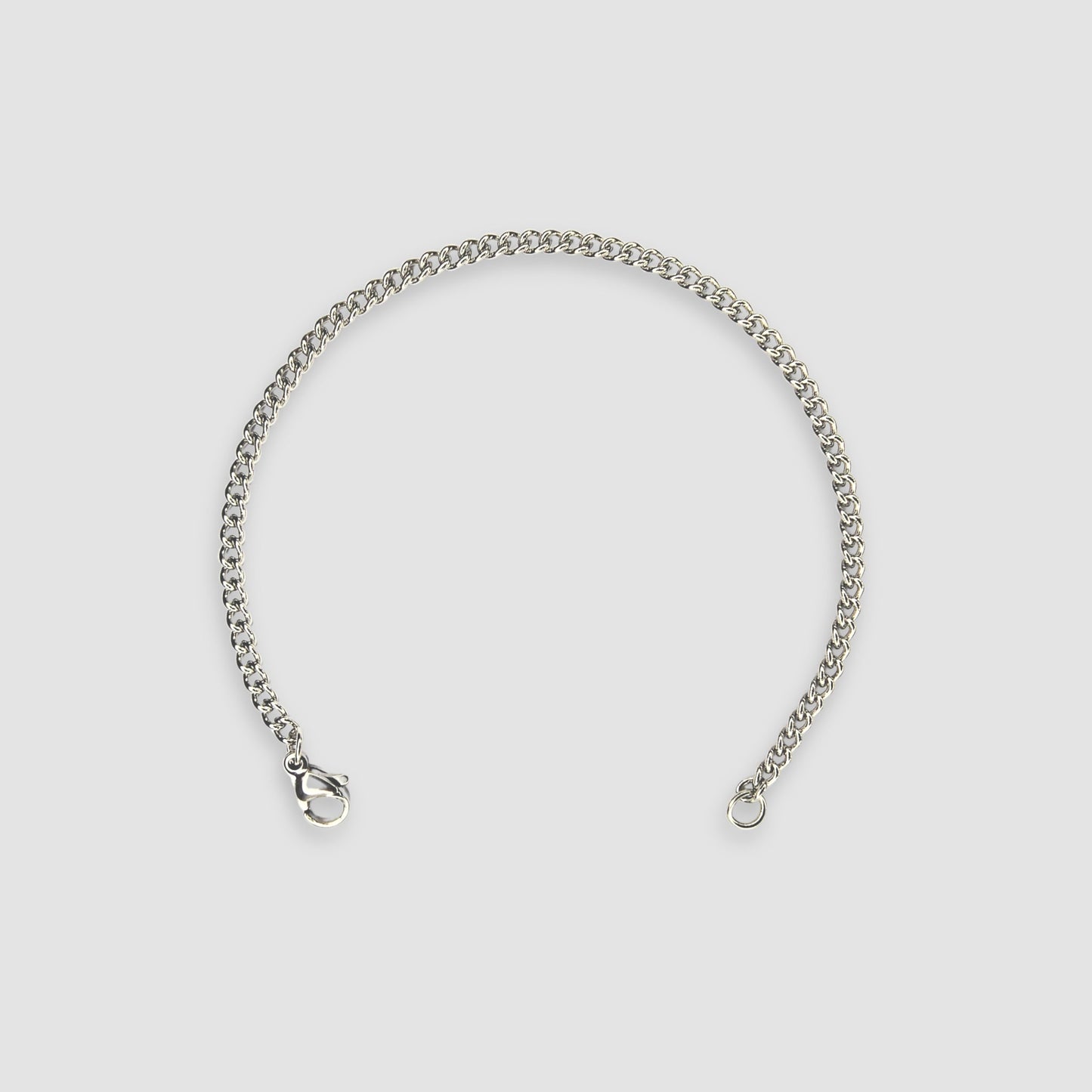 CURB BRACELET 3MM (SILVER) - Talisman Jewellery