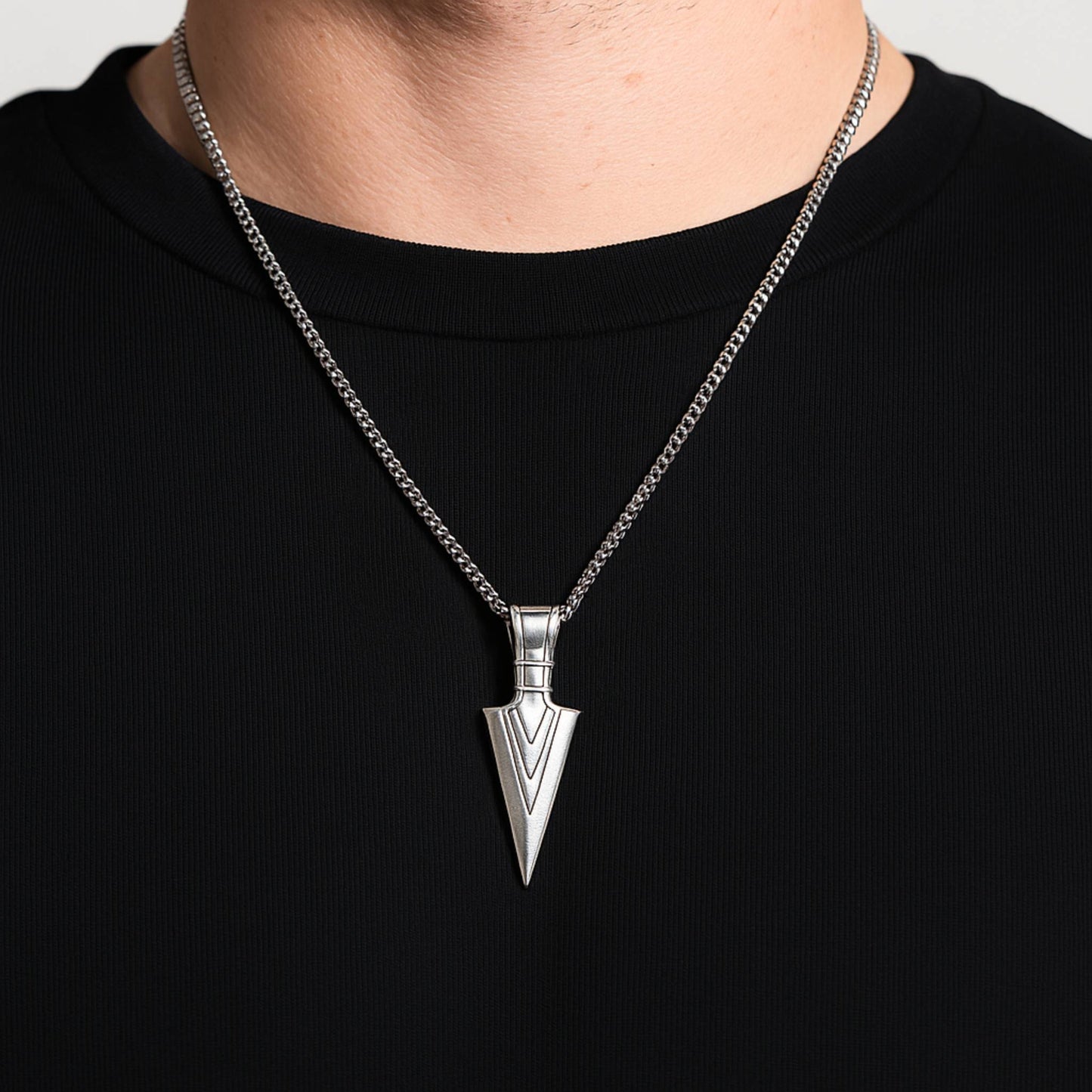 Viking Dagger Pendant (Silver)