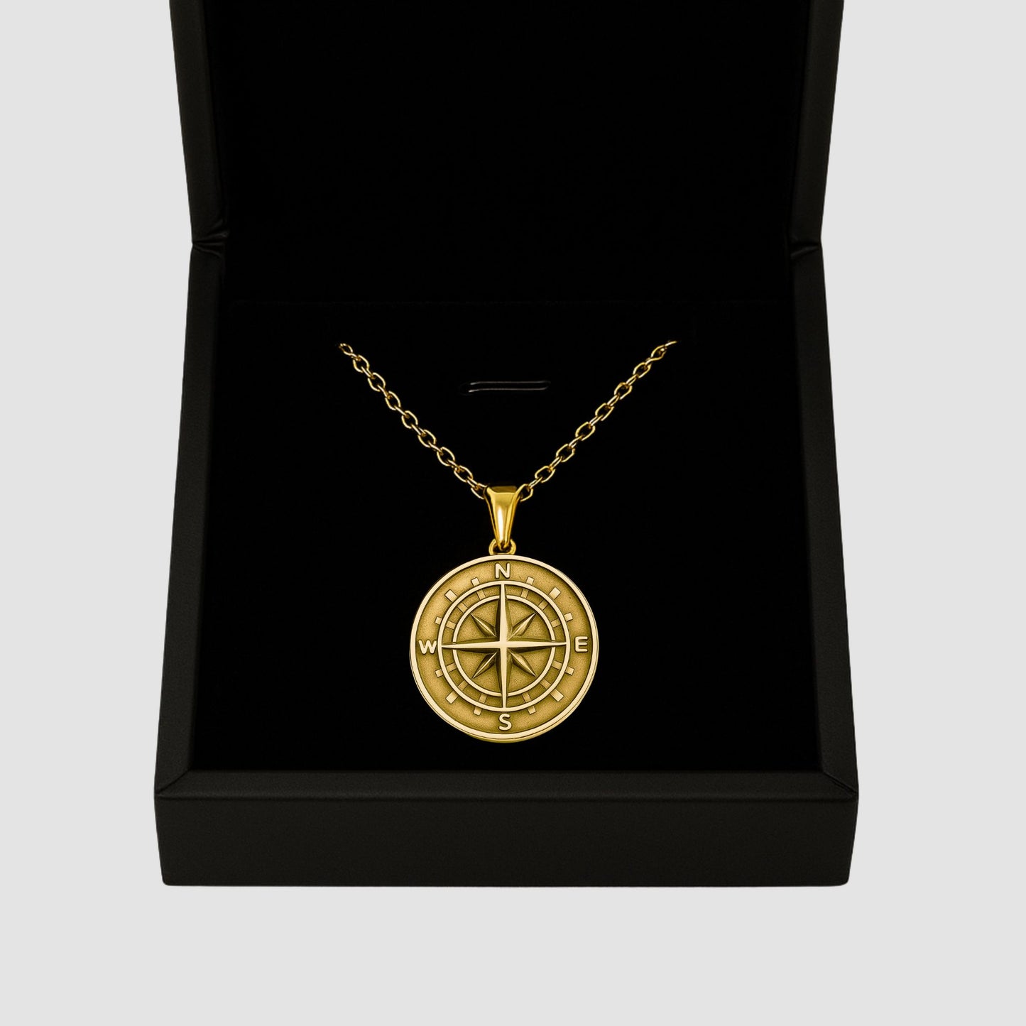 Compass Pendant (Gold)