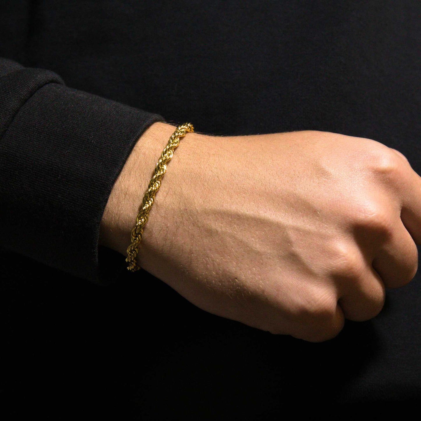 Rope Bracelet 5mm (Gold)