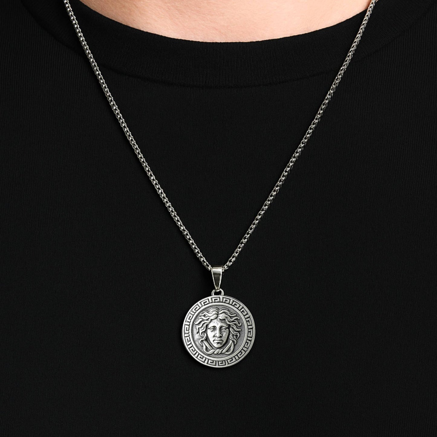 Medusa Pendant (Silver)