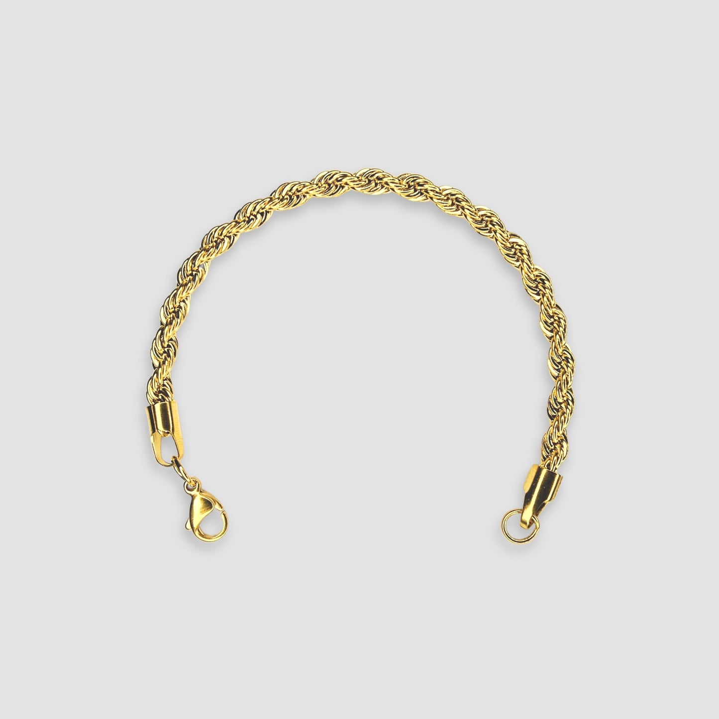 ROPE BRACELET 5MM (GOLD) - Talisman Jewellery