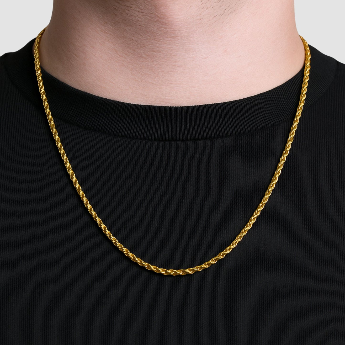 Rope Chain (Gold) 3mm