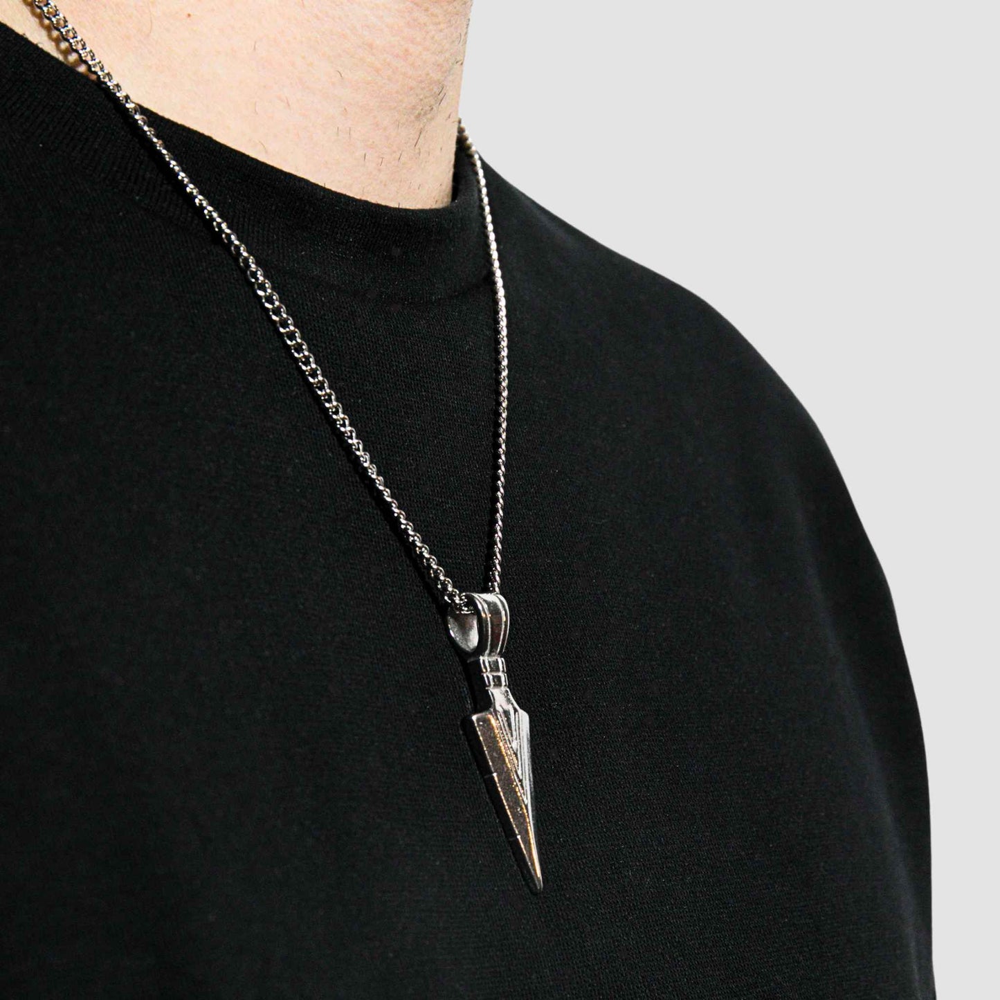 Viking Dagger Pendant (Silver)