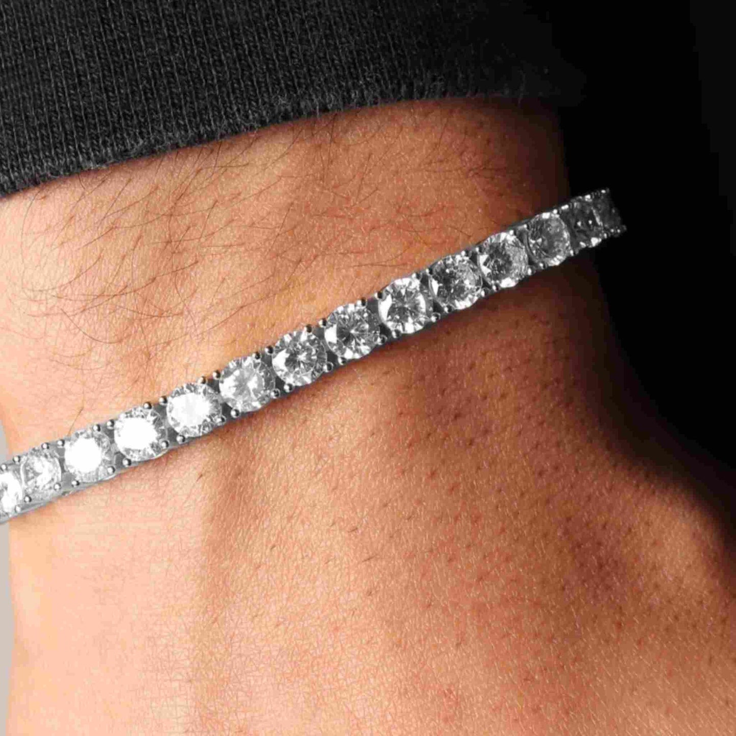TENNIS BRACELET 4MM (SILVER) - Talisman Jewellery