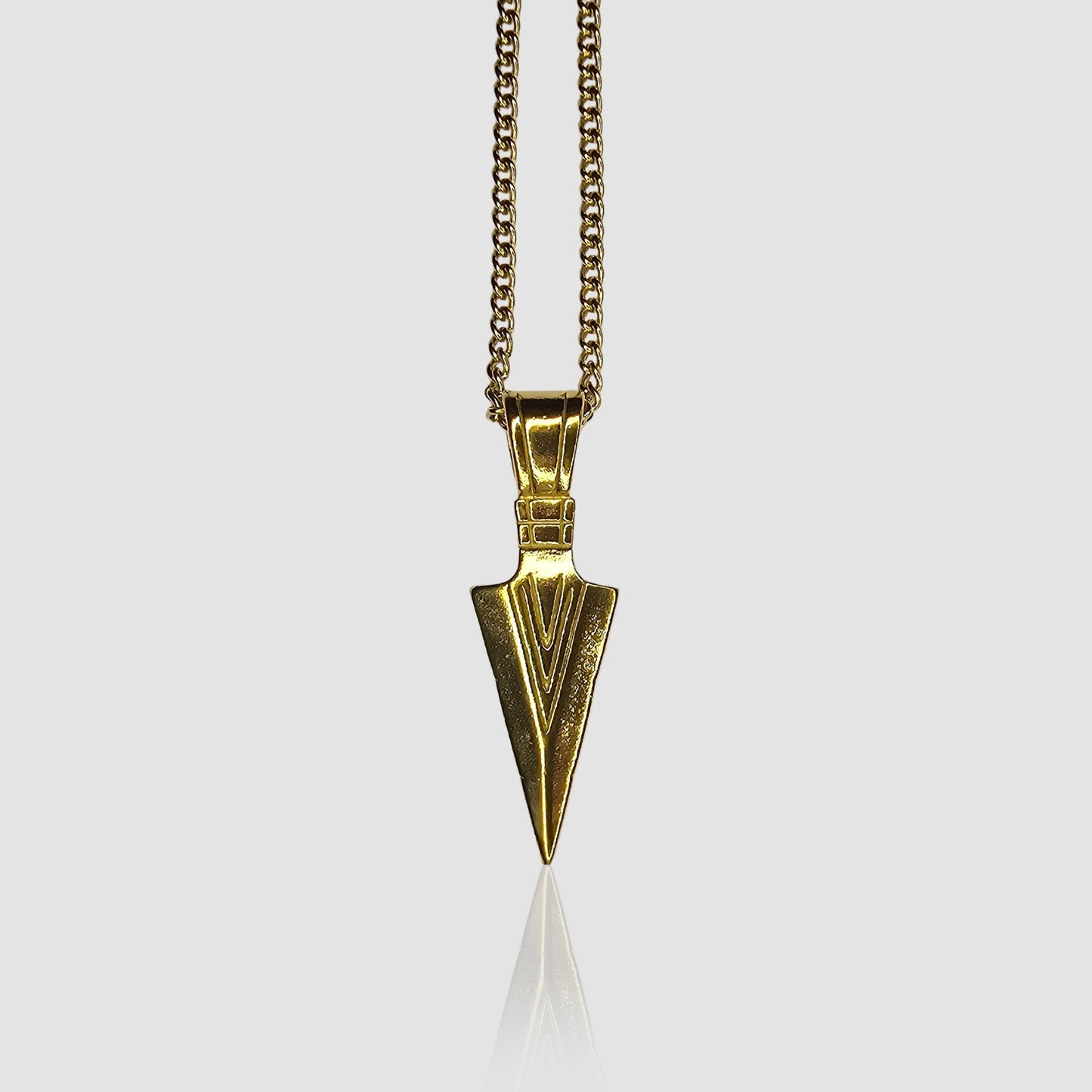 VIKING DAGGER PENDANT (GOLD) - Talisman Jewellery