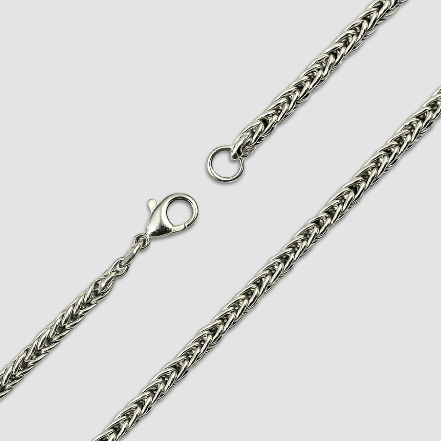 Wheat Bracelet 5mm (Silver)