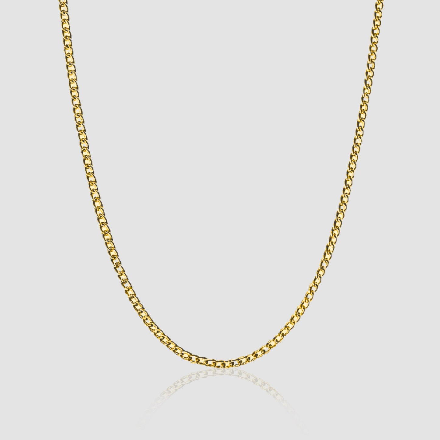Curb Chain (Gold) 2mm