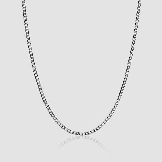 Curb Chain (Silver) 2mm