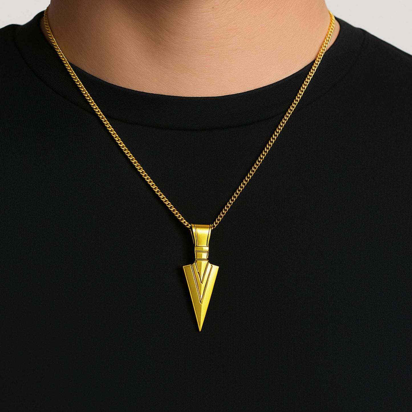 Viking Dagger Pendant (Gold)