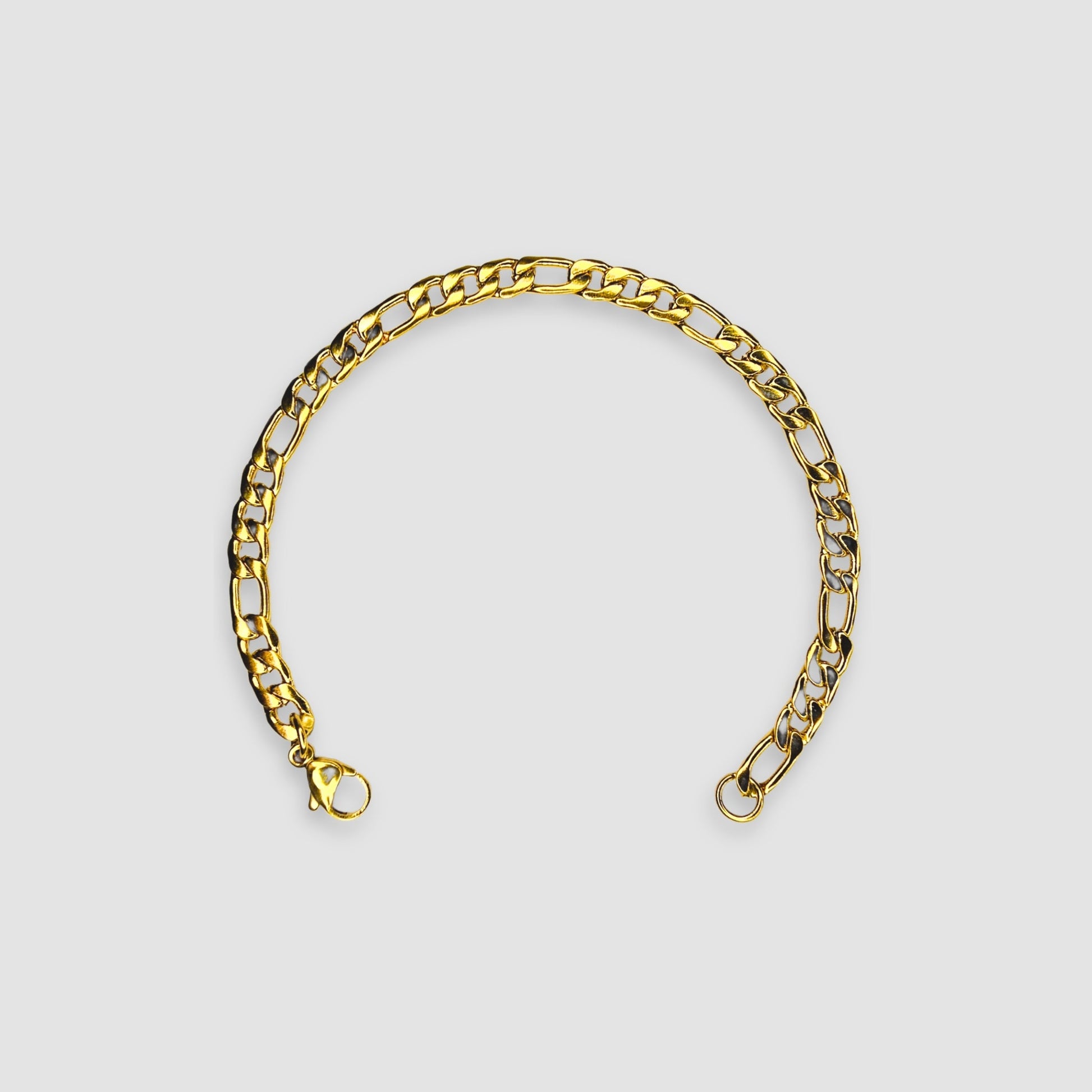 FIGARO BRACELET 5MM (GOLD) - Talisman Jewellery