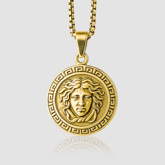 Medusa Pendant (Gold)