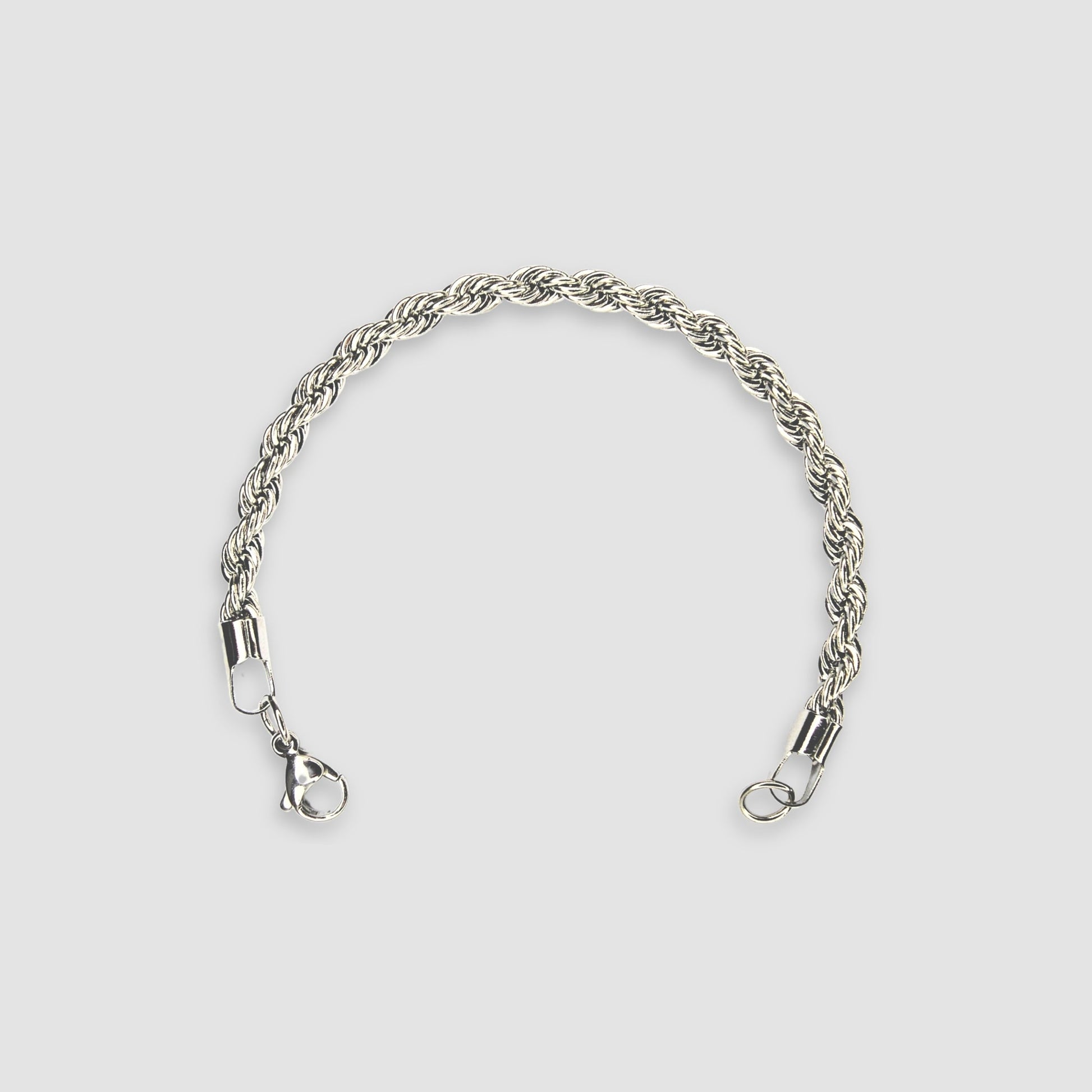 ROPE BRACELET 5MM (SILVER) - Talisman Jewellery