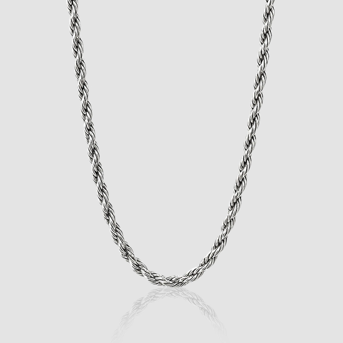 Talisman Rope Rope Chain 3mm Men's Silver | Talisman Jewellery