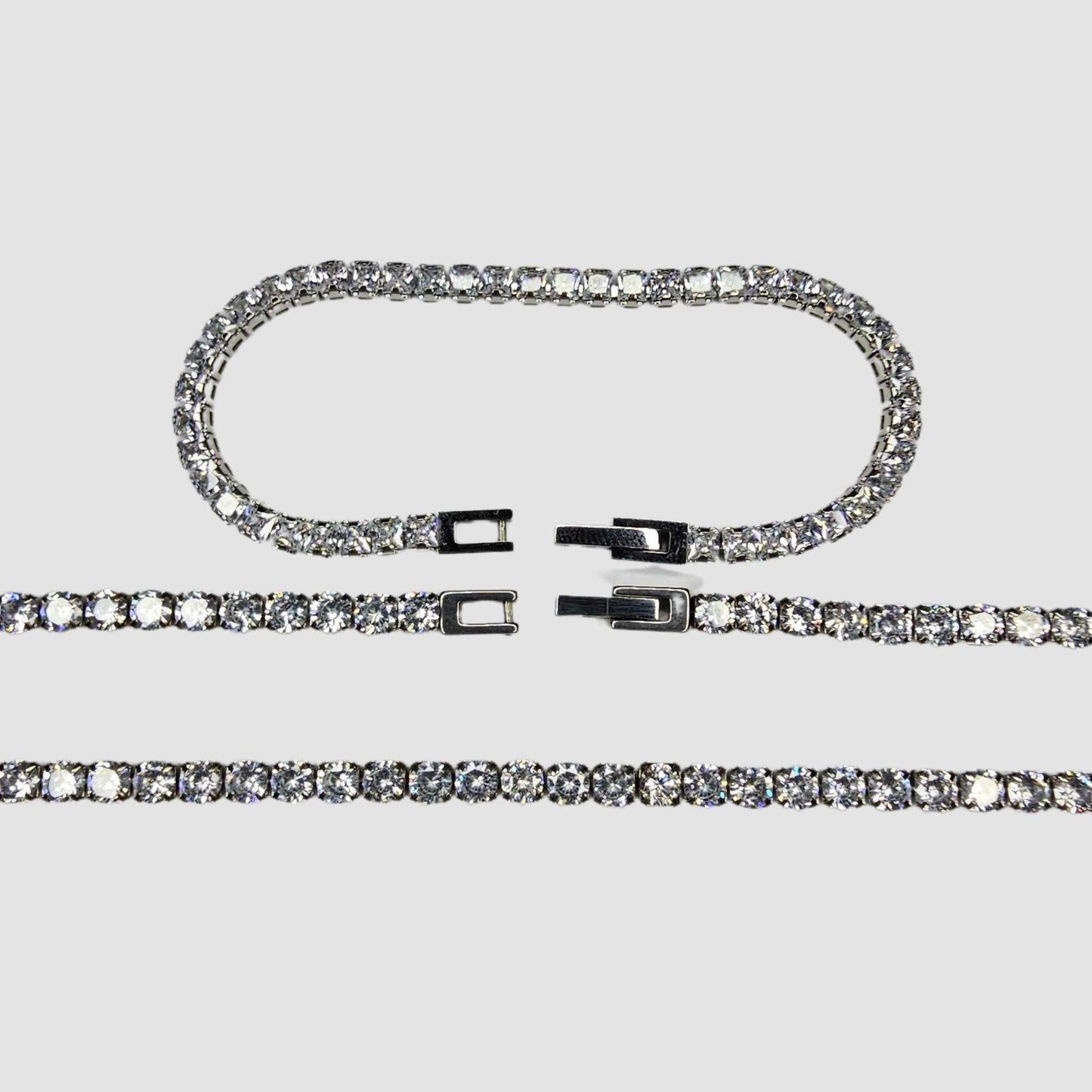 TENNIS CHAIN SET (SILVER) - Talisman Jewellery