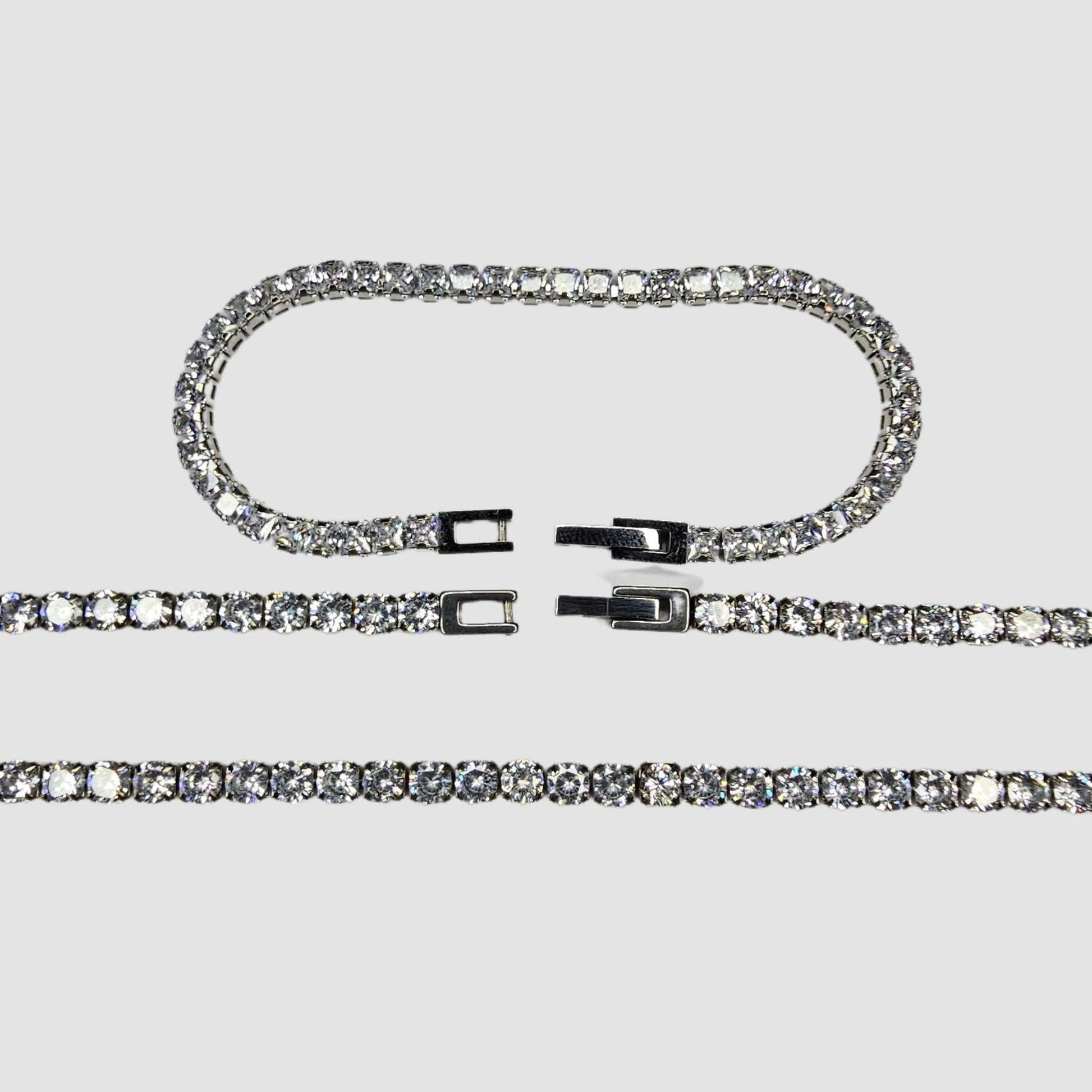 TENNIS CHAIN SET (SILVER) - Talisman Jewellery